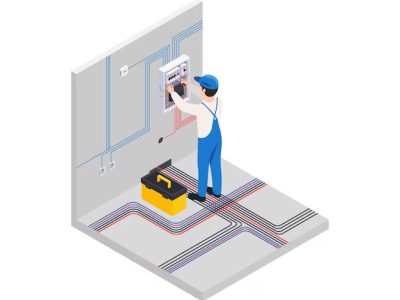 renovation-repair-works-isometric-composition-with-male-character-electrician-setting-up-new-wiring_1284-63236